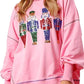 🔥Hot Sales - 49% OFF🔥Christmas sequin print crew neck long sleeve sweatshirt