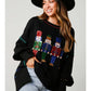 🔥Hot Sales - 49% OFF🔥Christmas sequin print crew neck long sleeve sweatshirt