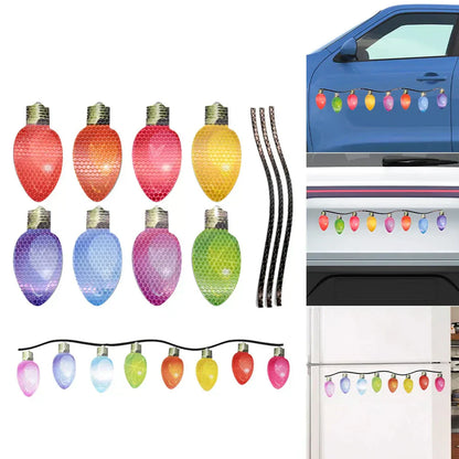 🔥🖤Black Friday Hot Sale 50% OFF🔥Reflective Light Bulb Magnet Decorations