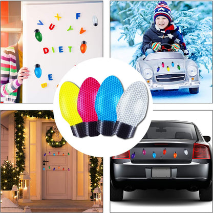 🔥🖤Black Friday Hot Sale 50% OFF🔥Reflective Light Bulb Magnet Decorations