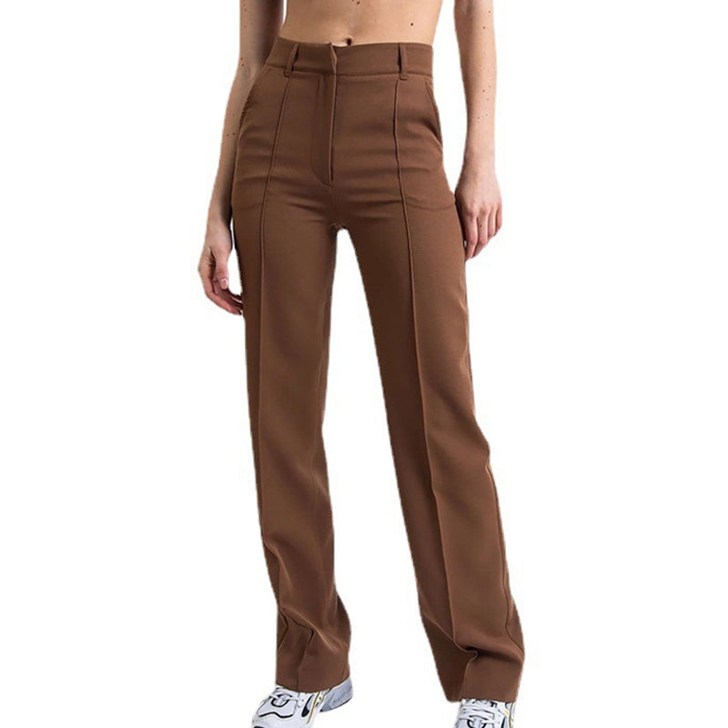 👖Women’s High Waist Stretchy Straight Leg Work Pants