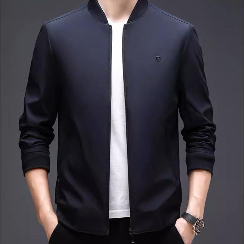 Men’s Slim Fit Bomber Jacket - Casual & Business