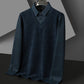 Men's Fake Two Piece Lapel Knitted Sweater