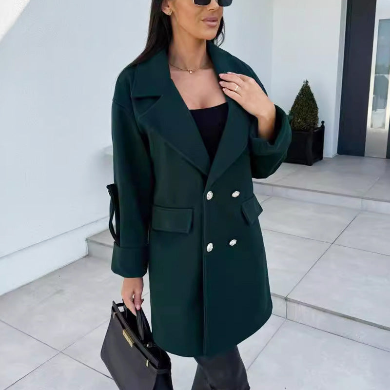 ✨Get 65% off💖Women's Elegant H-Line Wool Coat—Slim, Stylish, and Warm!🧥