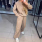 💎Women’s Round-neck Casual Sports Sweatshirt and Jogger Pants 2-piece Set
