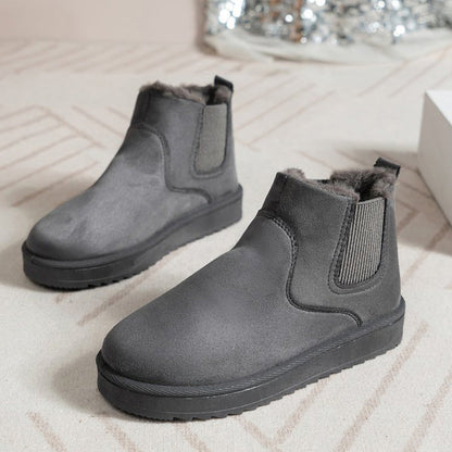 Women's Thick Sole Warm Snow Ankle Boots