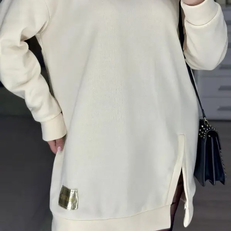 Women’s Chic Cutout Sweatshirt Dress