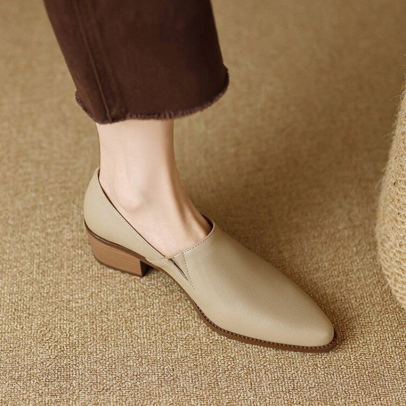 ✨Autumn Hot Sale 55% OFF💕Women's Vintage Pointed Toe Slip-On Soft Shoes