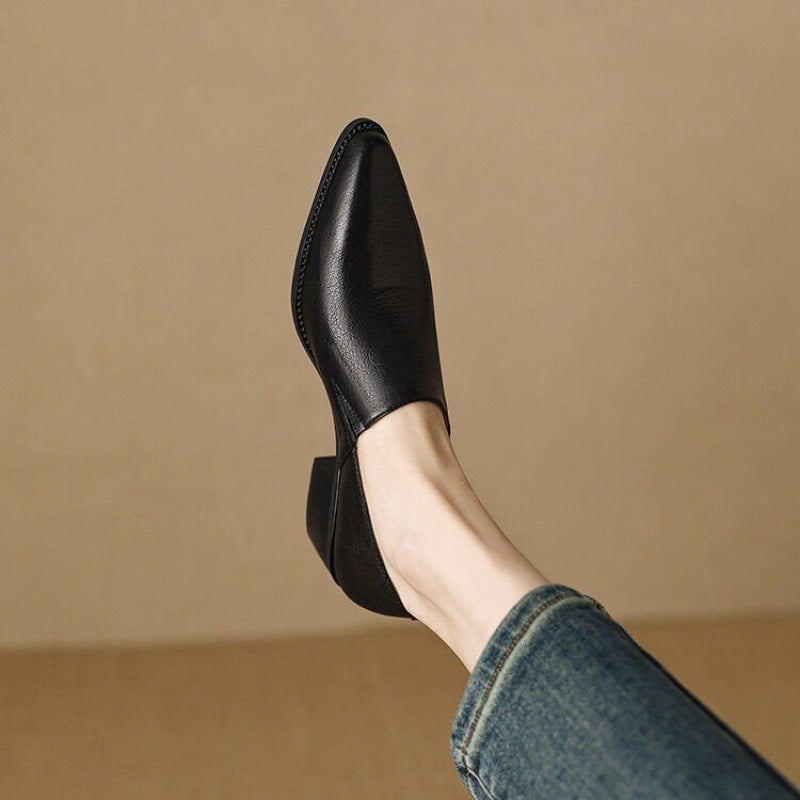 ✨Autumn Hot Sale 55% OFF💕Women's Vintage Pointed Toe Slip-On Soft Shoes