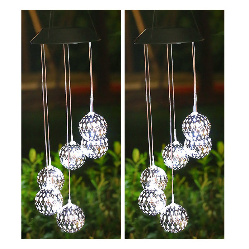 Solar Wind Chime Outdoor Light