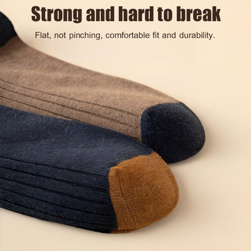 Men's Colorblock Thermal Mid-Calf Socks