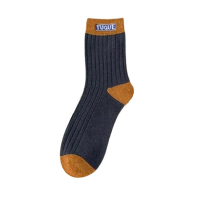 Men's Colorblock Thermal Mid-Calf Socks