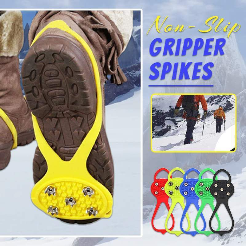 5-Claw Anti-Slip Gripper Spikes for Safe Winter Walks – Fits All Footwear