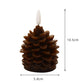 🎄🎁Flameless LED Pine Cone Candles for Holiday Decor