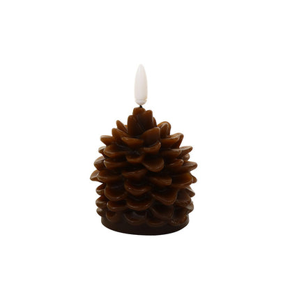 🎄🎁Flameless LED Pine Cone Candles for Holiday Decor