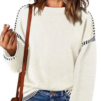 Women's Casual Knit Pullover Sweater