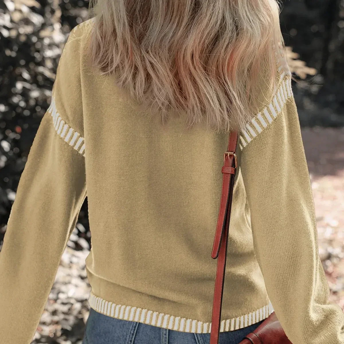 Women's Casual Knit Pullover Sweater