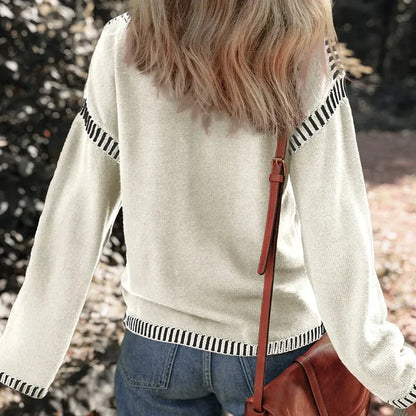 Women's Casual Knit Pullover Sweater