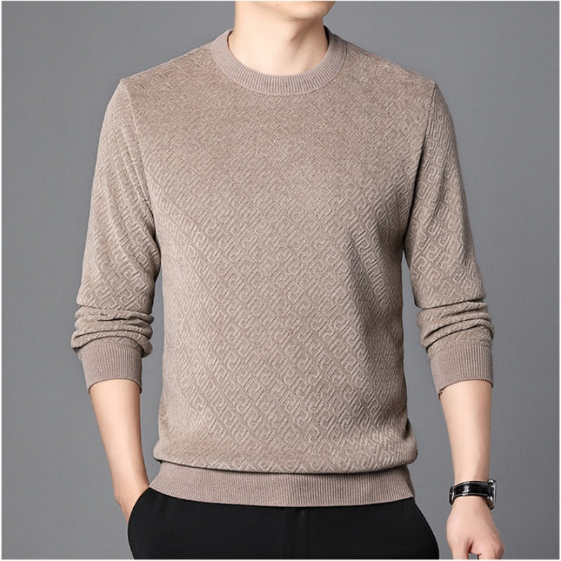 Thickened Men's Crew Neck Sweater