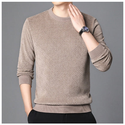 Thickened Men's Crew Neck Sweater