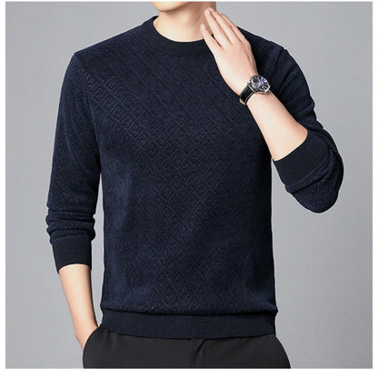 Thickened Men's Crew Neck Sweater