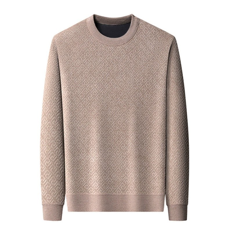 Thickened Men's Crew Neck Sweater