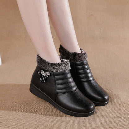 Trendy Warm Faux Fur Winter Boots for Women