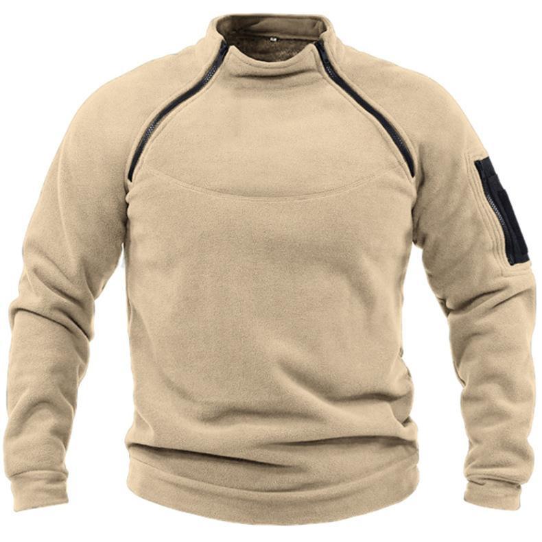 [perfect gift] Men's Outdoor Polar Fleece Breathable Sweatshirt