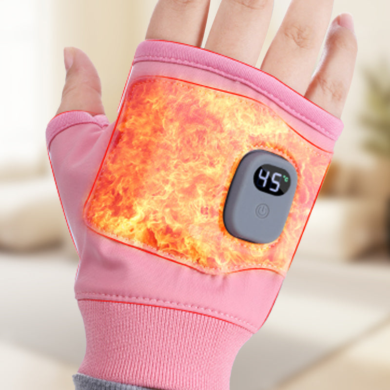 Smart Thermostatic Heated Fingerless Gloves