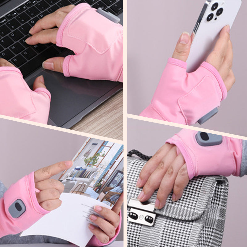 Smart Thermostatic Heated Fingerless Gloves