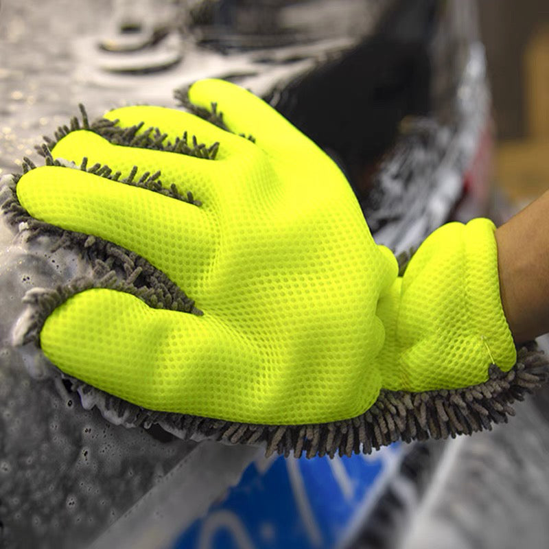 💚BUY 1 GET 1 FREE 💚Double-Sided Five-Finger Car Wash Gloves