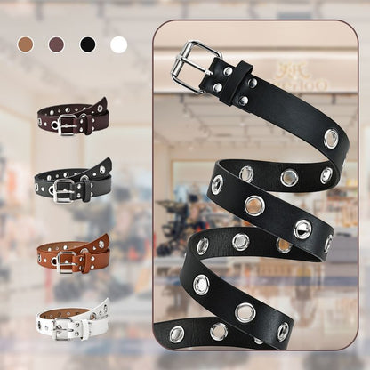 Women's Punk-style Pin-buckle Leather Belt