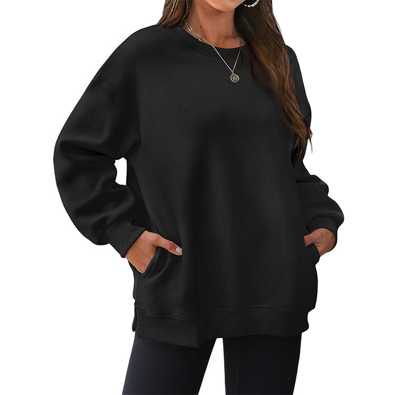 💥Hot Sales - 49% OFF💕Women’s Oversized Crewneck Sweatshirts with Pockets