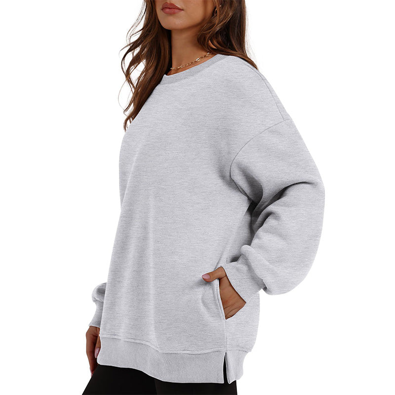 💥Hot Sales - 49% OFF💕Women’s Oversized Crewneck Sweatshirts with Pockets