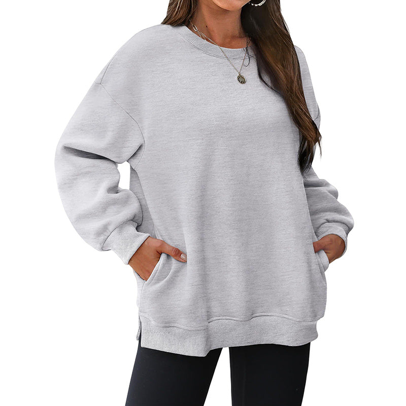 💥Hot Sales - 49% OFF💕Women’s Oversized Crewneck Sweatshirts with Pockets