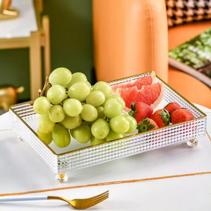 Luxury Textured Multifunctional Fruit & Snack Tray