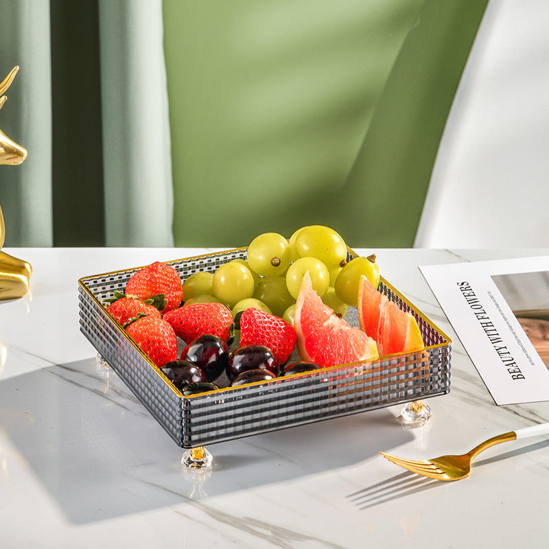 Luxury Textured Multifunctional Fruit & Snack Tray