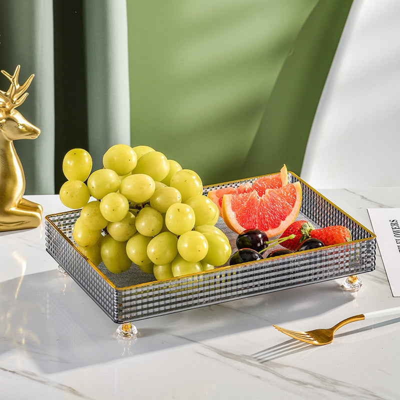 Luxury Textured Multifunctional Fruit & Snack Tray