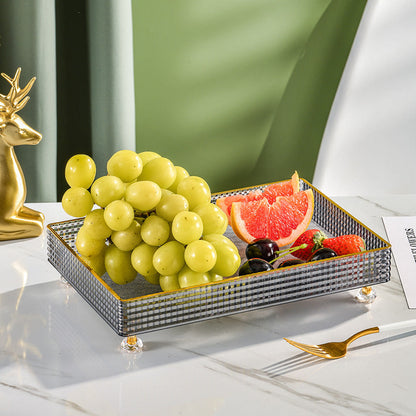 Luxury Textured Multifunctional Fruit & Snack Tray