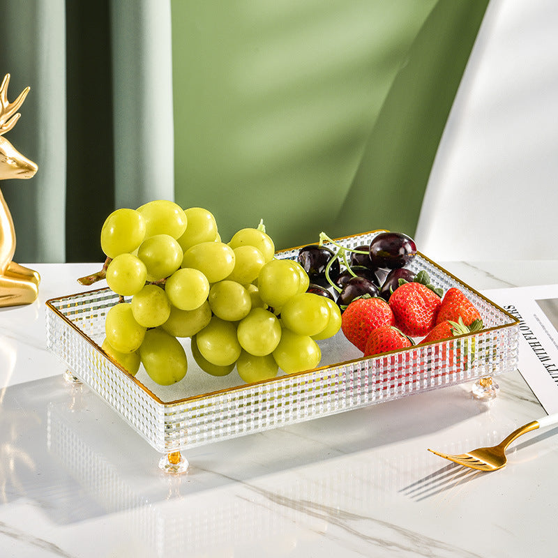 Luxury Textured Multifunctional Fruit & Snack Tray