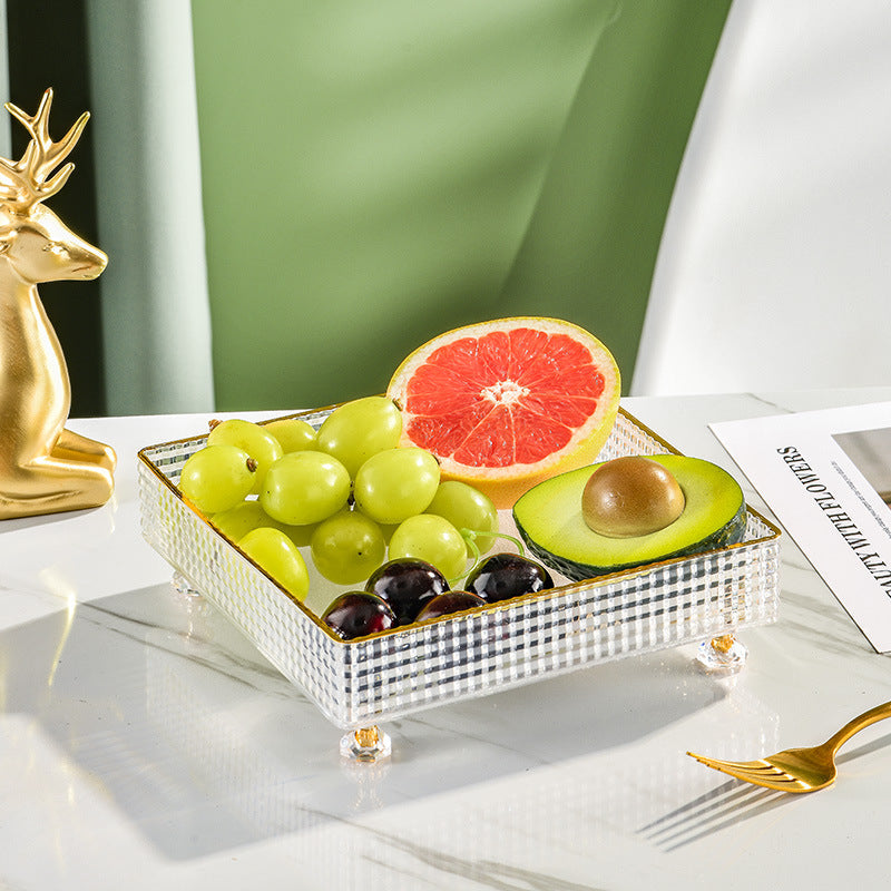 Luxury Textured Multifunctional Fruit & Snack Tray