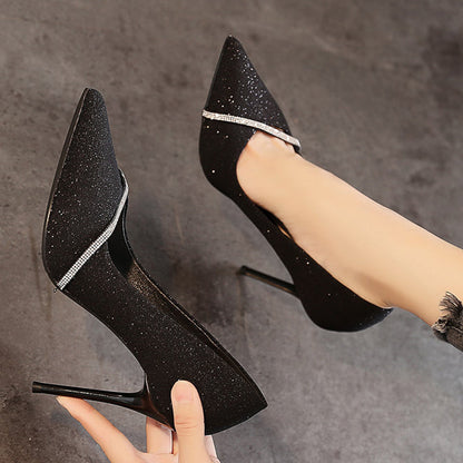 Women's Rhinestone Stiletto Pumps