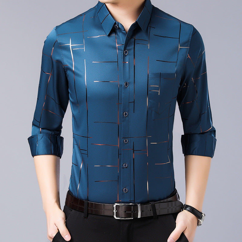 Men's Thin Iron-free Shirt