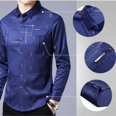 Men's Thin Iron-free Shirt