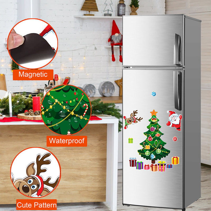 (🎅Xmas Sale 48% OFF) - 🎄Christmas 3D Cartoon Magnetic Sticker