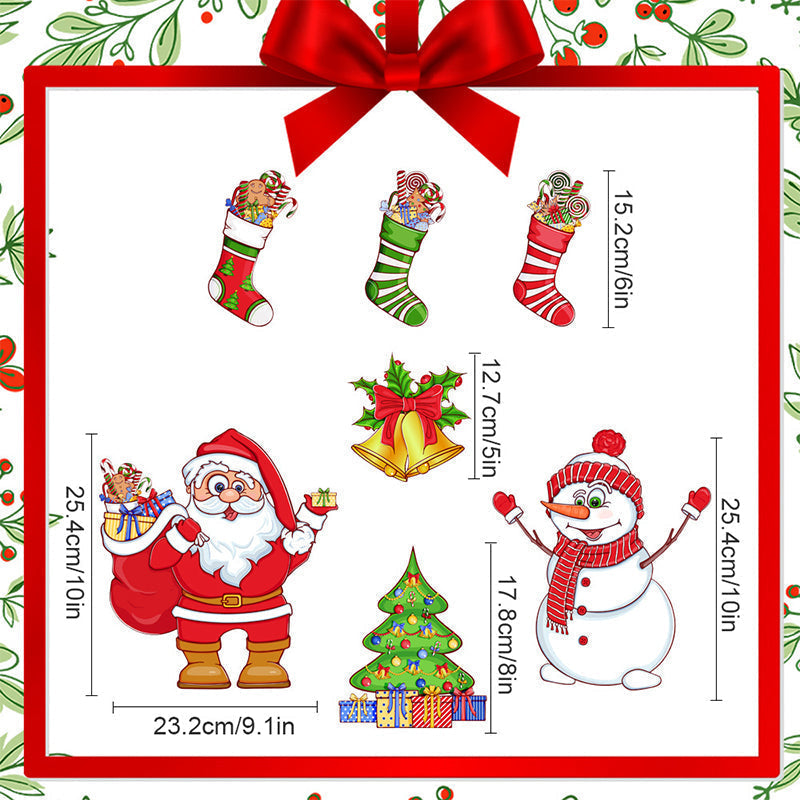 (🎅Xmas Sale 48% OFF) - 🎄Christmas 3D Cartoon Magnetic Sticker