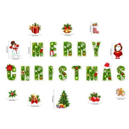 (🎅Xmas Sale 48% OFF) - 🎄Christmas 3D Cartoon Magnetic Sticker