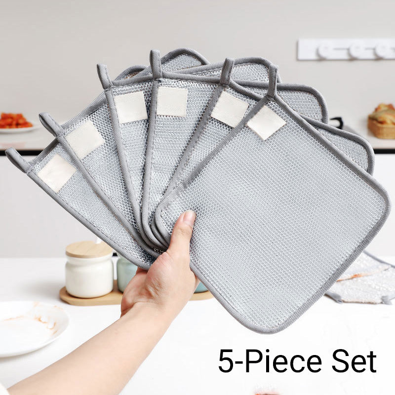 5PCS Multipurpose Reusable Non-Scratch Wire Dishcloths