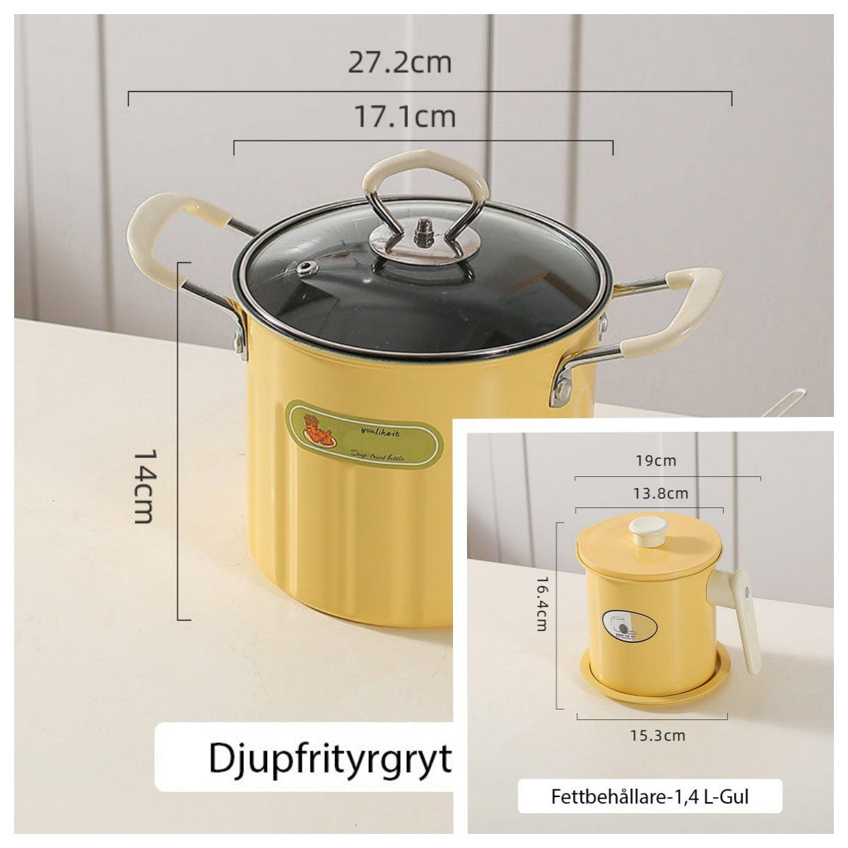 Multifunctional deep fryer and grease container with strainer