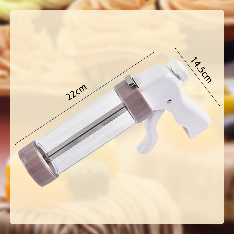 Cream Framing Gun with Cookie Press